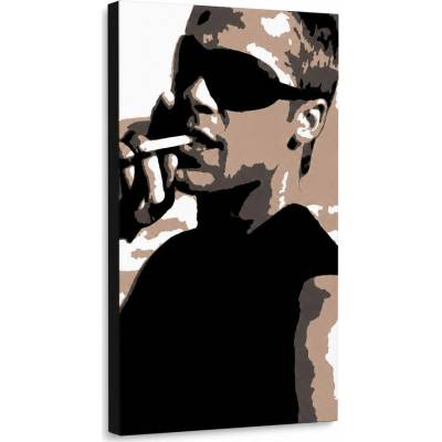 Ručne maľovaný POP Art obraz Brad Pitt - 30x40 cm
