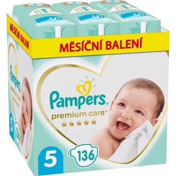 Pampers Premium Care 5 136 ks