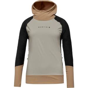 Martini Дамски поларен пуловер Martini Women's Wildtrack Rock IN Hybrid Hoodie Fleece jumper - Desert / Off White (105-8010-0315)