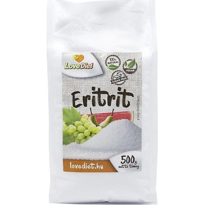 LoveDiet Erythritol prírodné sladidlo 500 g