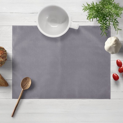 Biante Zamatové prestieranie Velvet Prémium SVP-013 Sivé 30x40 cm