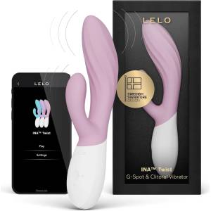 Вибратор за G-точка и клитор с приложение, 8 режима, 19, 5см. - Ina Twist Pink (D-246391)