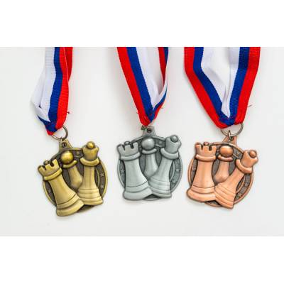 Shakhmaten magazin Комплект медали - шахматни фигури