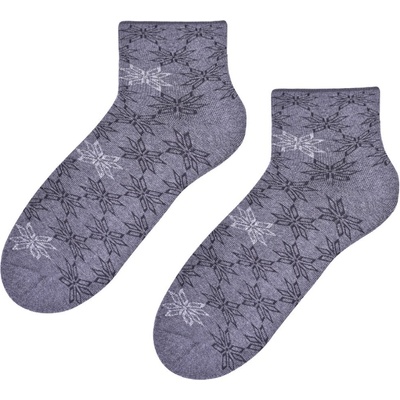 Hrubé ponožky Silver Snow šedá 02