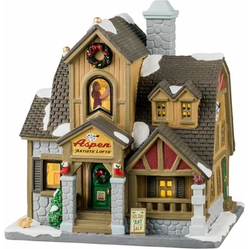 Svietiaci domček Lemax 45228 Ateliér v podkroví