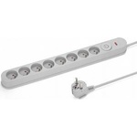 MONTIS Surge protection strip grey 8 sockets 1, 5m MONTIS MT139-1, 5