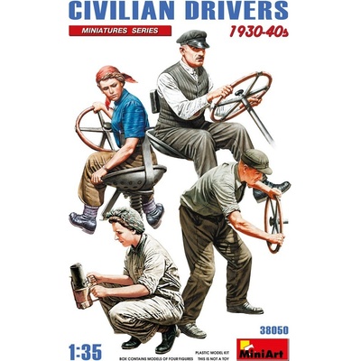 MiniArt Civilian Drivers 1 930-40s 38050 1:35