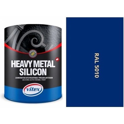 Vitex Heavy Metal Silikon 0,75 l saténová enziánovo modrá