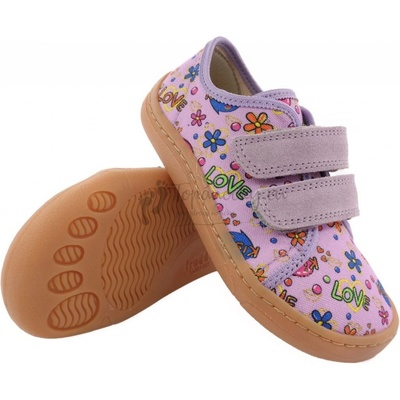 Froddo detské barefoot plátenky G1700355-4 lilac