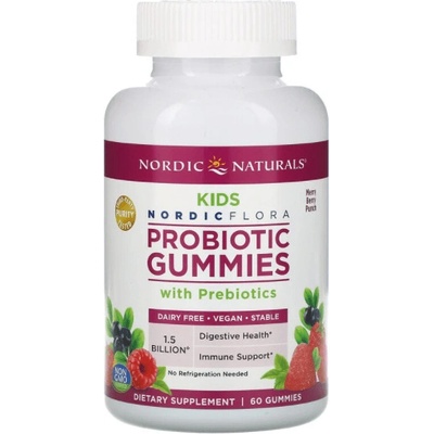 Nordic Naturals Nordic Flora Probiotic Kids Probiotika pro děti 60 gumových bonbónů