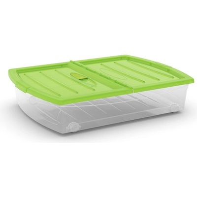 KETER Spinning Box na kolečkách XL 56l zelený