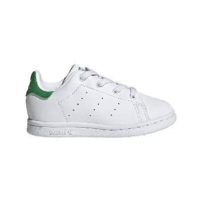 Детски маратонки Adidas Originals Stan Smith EL infant trainers - White (Ftwr White / Ftwr White / Green)