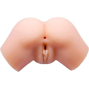 LyBaile Самолубрикираща се Вагина и анус Кибер кожа с вибрации "SAMANTHA" 23 x 18 см