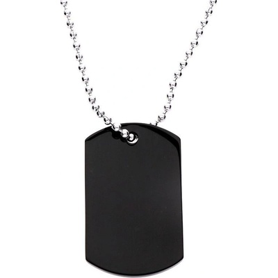 Pendant 8127, Black MPM Pánský ocelový přívěsek černý SNE.8127