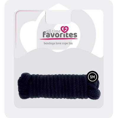 Lano na bondáž BONDX LOVE ROPE 5m black