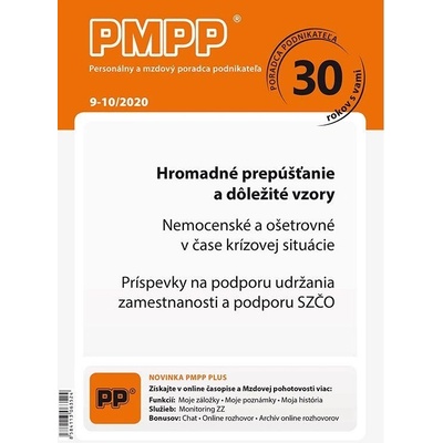 Personálny a mzdový poradca podnikateľa 9-10/2020 - Poradca podnikateľa