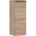 Hansgrohe Xelu Q - Страничен шкаф 40x107x35 см, 1 врата, панти отдясно, естествен дъб/матово черно 54133670 (54133670)