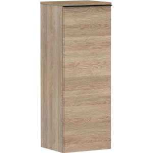 Hansgrohe Xelu Q - Страничен шкаф 40x107x35 см, 1 врата, панти отдясно, естествен дъб/матово черно 54133670 (54133670)