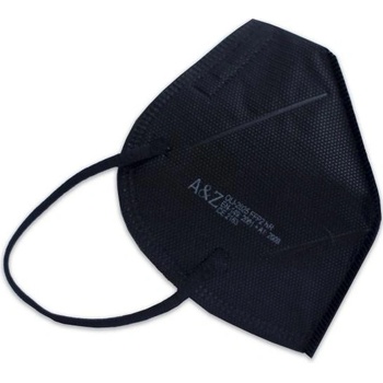 AZMED respirátor jednorazový 5-vrstvový FFP2 čierny 1 ks