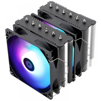 охладител CPU Cooler Peerless Assassin 120 SE A-RGB - Dual-Tower - LGA1851/LGA1700/AM5 (PEERLESS-ASSASSIN-120-ARGB)