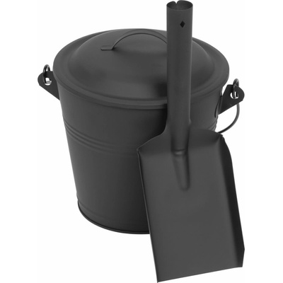 Strend Pro Vědro na popel Strend Pro, s lopatkou, 21,5x19,5 cm
