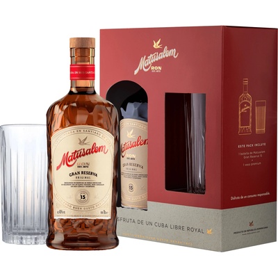 Matusalem Gran Reserva 15 s pohárom 40% 0,7 l (darčekové balenie 1 pohár)
