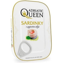 Adriatic Queen Sardinky v sojovém oleji 105 g