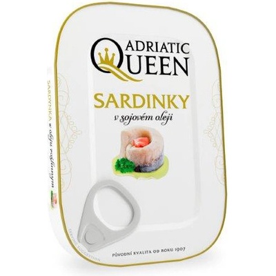 Adriatic Queen Sardinky v sojovém oleji 105 g – Zboží Dáma