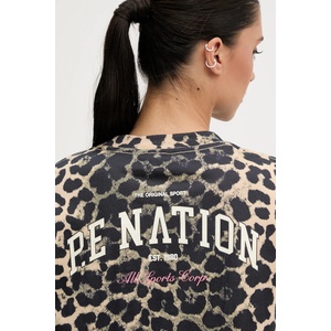 P. E Nation Памучна блуза с дълги ръкави (254L067.LEOP)