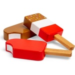Bigjigs Toys Дървена играчка Bigjigs - Сладолед на клечка, асортимент (BJF145) - baby
