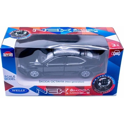 Dromader Czech Welly Nex Škoda Octavia Black 1:34 1:39