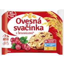 Ovesná svačinka s brusinkami 36 g