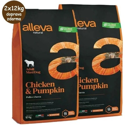 Alleva Natural Adult Maxi Chicken and Pumpkin 12 kg