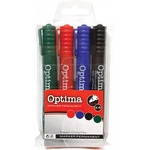 Optima Алкохолен маркер optima кръгъл 4 броя 120934 (120934)