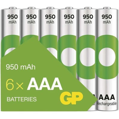 GP ReCyko AAA 950mAh 6ks 1032126090 – Sleviste.cz