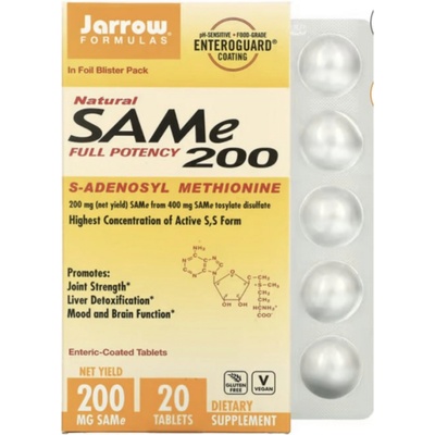 Jarrow Formulas SAMe 200 20 tabliet