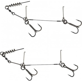 Savage Gear Systém pro Nástrahu 1x7 Titanium Corkscrew Stinger veľ.2