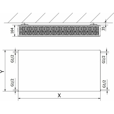 Mexen Flat CF33 W433F-030-200-00 300 mm x 2000 mm