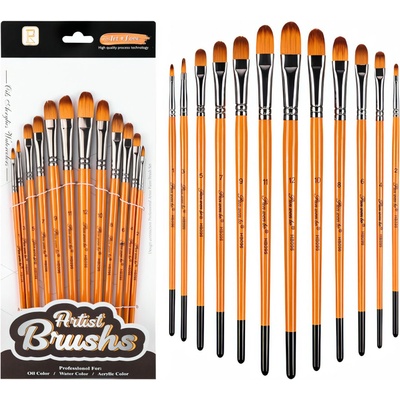 Toybit Sada umeleckých štetcov Art 12ks - zaoblené