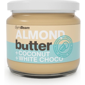 GymBeam Бадемово масло с кокос и бял шоколад 8 x 340 g