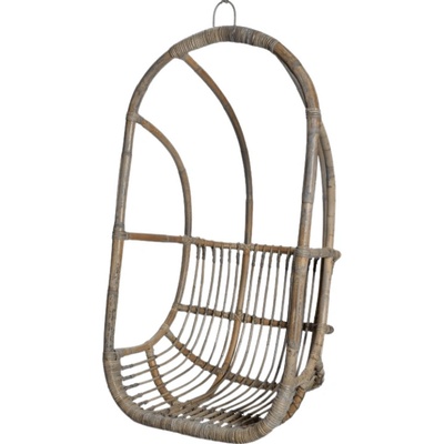 Hitra Ratanová závěsná KLEC HANGSTOEL grey bez polstru