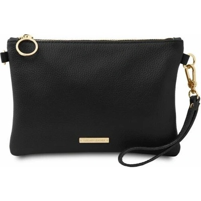 Tuscany Leather kabelka z mäkkej kože TL Bag Čierna