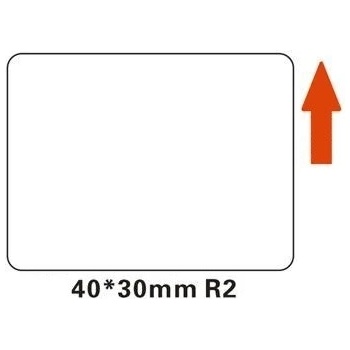 NIIMBOT A2A88608401, 40x30mm, 230 бр, бял самозалепващи се етикети (A2A88608401)
