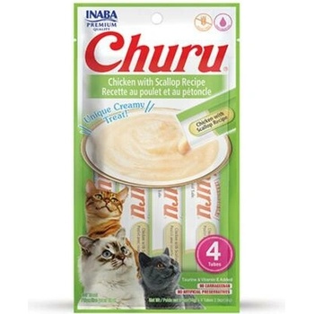 Churu Cat Chicken with Scallop 4 x 14 g