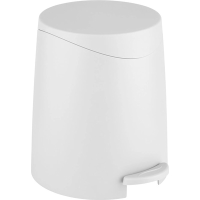 Allstar Бяло пластмасово кошче за боклук с педал 3 l Portes - Allstar (70326400)