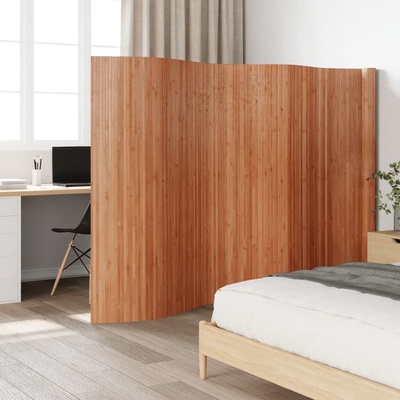 vidaXL Paraván 600 × 165 cm bambus hnědý 377006