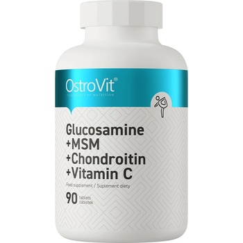 OstroVit Glucosamine + MSM + Chondroitin + Vitamin C, 90 Tablets