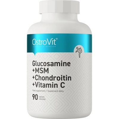 OstroVit Glucosamine + MSM + Chondroitin + Vitamin C, 90 Tablets