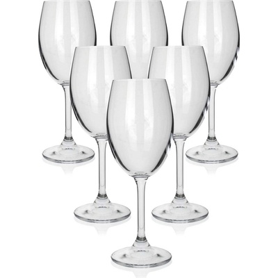 Banquet 6 dielna sada pohárov na biele víno LEONA 340 ml