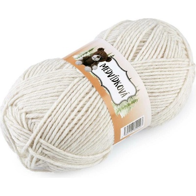Pletací příze medvídková 100 g Varianta: 2 (82003) režná, Balení: 1 ks 44988/91509/205937